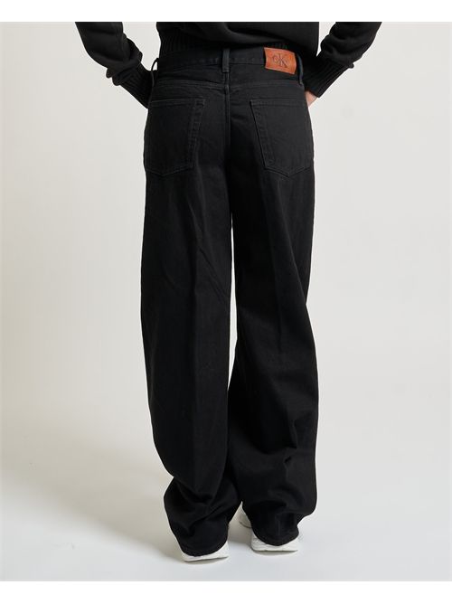 Baggy Jeans low rise Calvin Klein donna CALVIN KLEIN | LV047D713GTWM